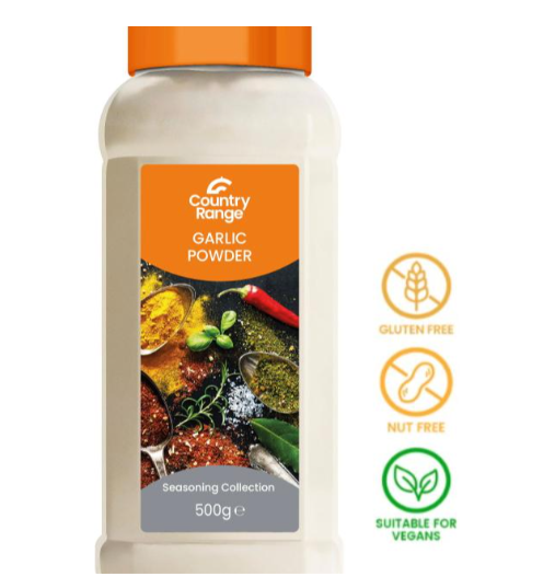 Country Range Garlic Powder 500g - FREE ROYAL MAIL TRACKED 24 DELIVERY