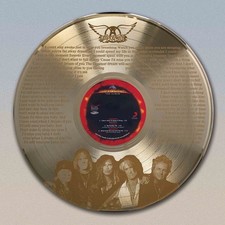 Aerosmith - I Don't Want To Miss A Thing  laser etched LP record wallart M4