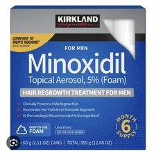 Kirkland Minoxidil Foam 6 Month 5 Exp 01/27