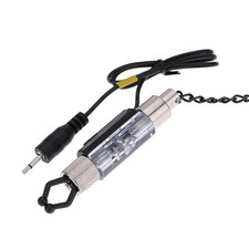 Iron Fishing Bite Alarm Chain Hanger Swinger LED Illuminated Indicator