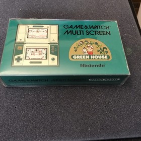 Nintendo Game And Watch Green House Multi Screen GH-54 Excellent Condition Box
