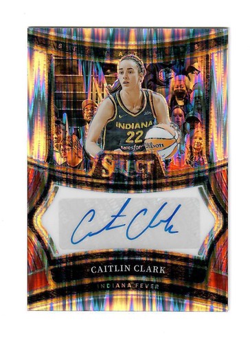 2025 WNBA Panini Select Caitlin Clark Signatures Prizm Autograph AUTO #SG-CC