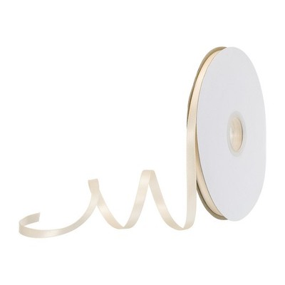 10 mm 50 Yards doppelseitig fest Satin Band Geschenkrolle hellgelb