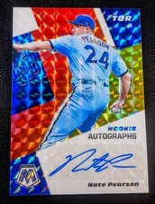 2021 Panini Mosaic Rookie Choice Red & Yellow Prizm /88 Nate Pearson Auto RC