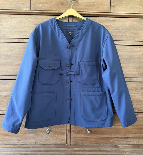 Engineered Garments New York Mens Navy Utility Jacket Fleece Lined Size M USA