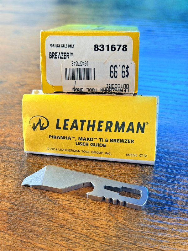 Leatherman Brewzer 831678 • EDC Pry Bar + Bottle Opener • Discontinued