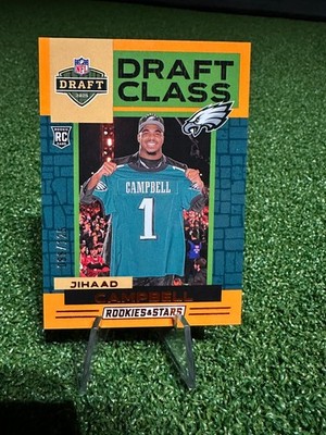 2025 Panini Rookies & Stars #2 Jihaad Campbell Draft Class Orange #/125