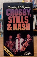 Crosby, Stills & Nash Daylight Again VHS 1983 Live Concert MCA Videocassette Crosby, Stills & Nash Daylight Again VHS 1983 Live Concert MCA Videocassette