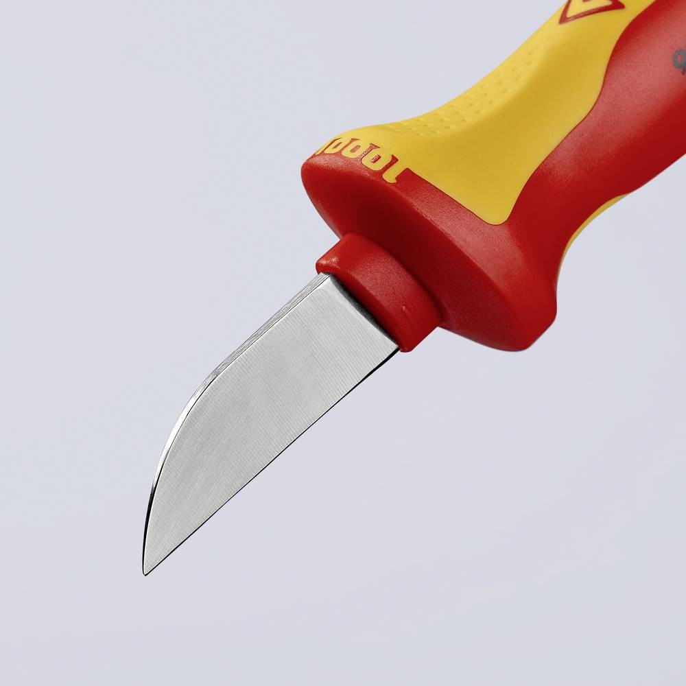Couteau à dégainer VDE KNIPEX avec lame droite et manche isolé - 4