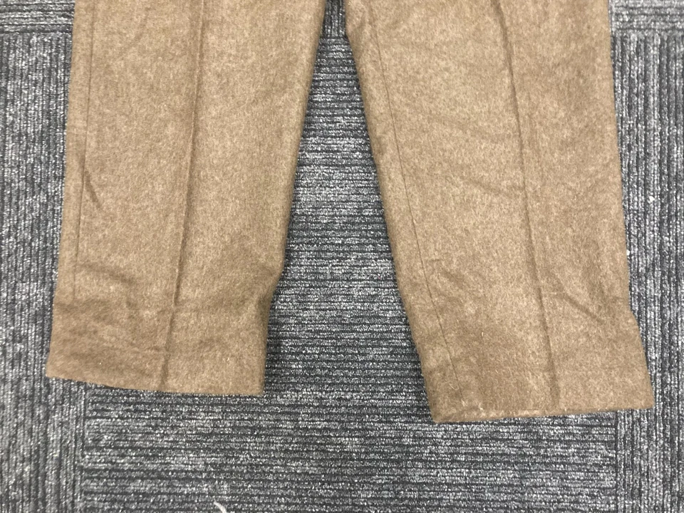 VTG French Wool Field Pants Men Army Armee Hunting Workwear Warm Military - Image 2 of 4