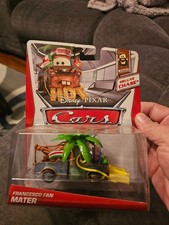 DISNEY PIXAR CARS DELUXE CHASE FRANCESCO FAN MATER SEALED ON CARD VHTF