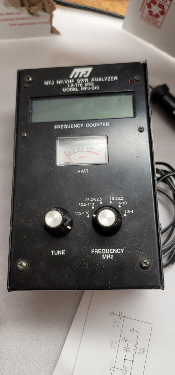 MFJ 249 HF VHF SWR ANALYZER | eBay