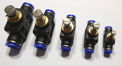 Pneumatik Drosselrückschlagventil 4mm - 12mm Schnellverbindung Steckverbindung