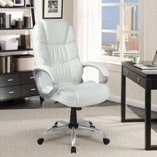 Ergonomic Office Chair Computer High Back Desk Chair Executive Task Chair White