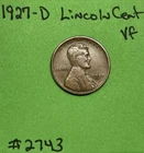 1927 D Lincoln Wheat Cent 1c VF Very Fine