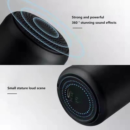 Wireless Bluetooth Speaker Portable Outdoor Loudspeaker Mini Column 3D Stereo - Zdjęcie 3 z 18