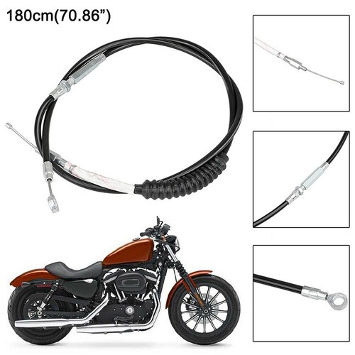70" Black Clutch Cable Wires Line For Harley Road King Softail Sportster Dyna - Bild 2 von 12