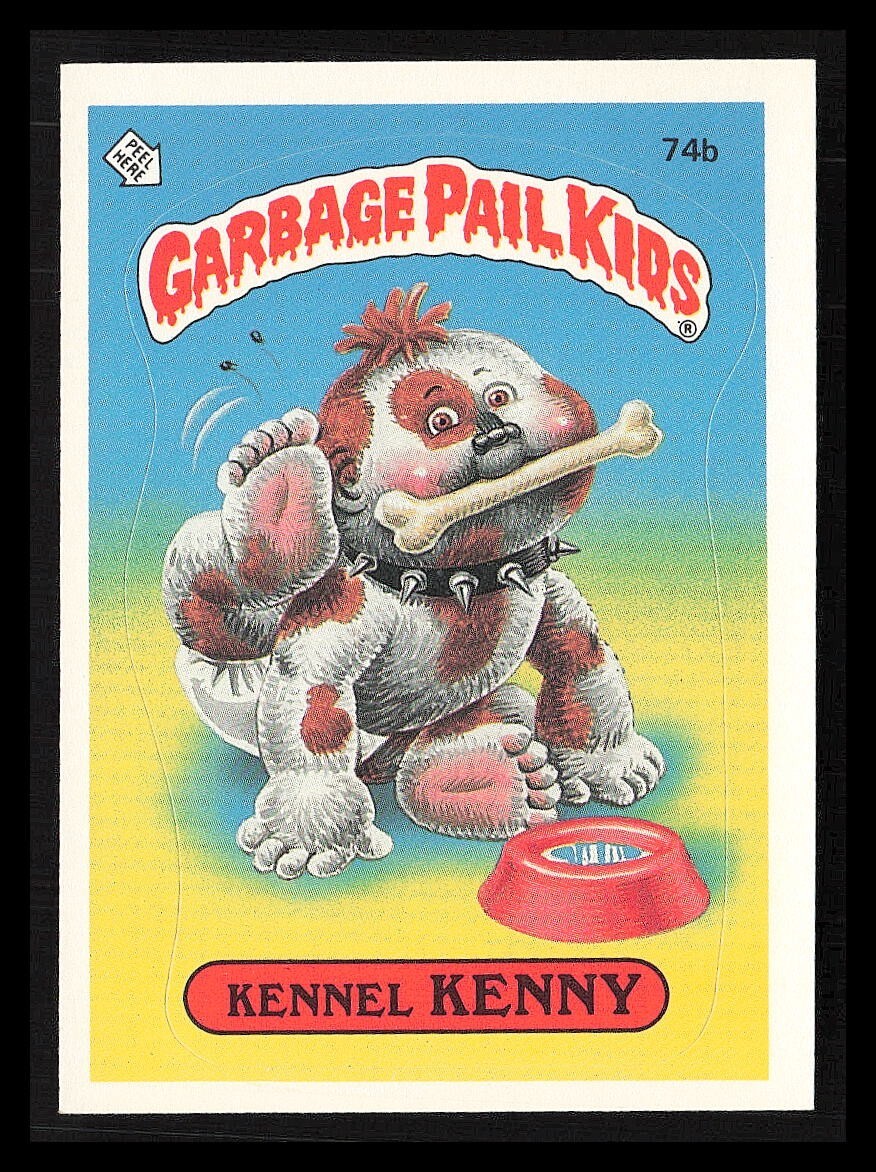 KENNEL KENNY 1985 Garbage Pail Kids Series 2 #74b | eBay