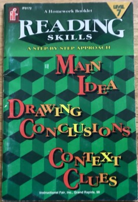 Reading Skills A-Step-By-Step Approach Level 7 Main Idea Drawing Conclusions