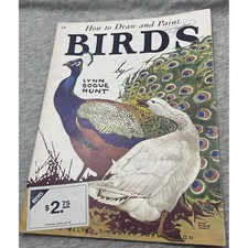 How to Draw and Paint Birds Walter Foster Art Book Paperback 1960s