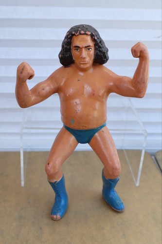WWE WWF Andre the Giant Long Hair 1984 Vintage Wre...
