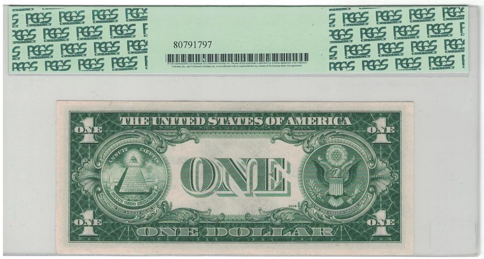 $1 1935D Silver Certificate, No Motto - PCGS Fr. 1613W Wide - Gem New 65PPQ. - Image 2 of 2