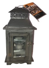 Rustic 15” Primitive Wood Lantern Candle Light Votive Cole & Bright #2 New Fun
