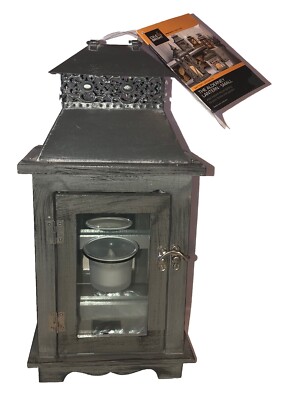 Rustic 15  Primitive Wood Lantern Candle Light Votive Cole & Bright #2 New  Fun