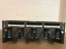 Vertical Cable Management Panel with wall rack, Homaco, Used