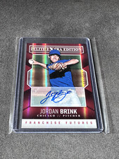 Jordan Brink 2014 Panini Elite Extra Edition Autograph Auto 603/799