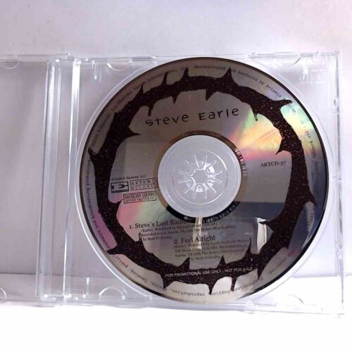 Steve Earle– Steve's Last Ramble/Feel Alright (CD, Promo, US, 2000) AG930 - Afbeelding 1 van 1