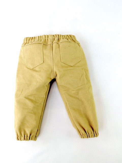 Khaki Jogging Pants with Pockets Fits American Girl Dolls -18" Boys and Girls!