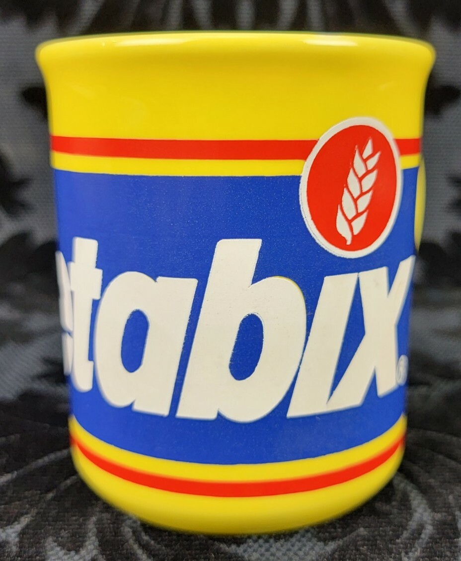 Rare Vtg Weetabix Cereal Advertising Coffee Cup Mug Made in Great Britain