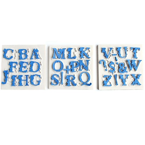Alphabet for Chocolate Chocolate Mold Letters Molds Alphabet Mould Fondant Tool