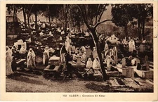 Old postcard AK ALGIERS El Ketar Cemetery ALGERIA (1389163)