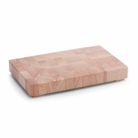 Zeller Hackblock Schneidebrett Hackbrett KüChenbrett Hackklotz Aus Gummibaumholz