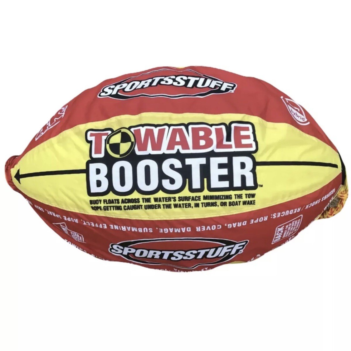 AIRHEAD SPORTSSTUFF Towable Booster Ball Tube Yellow, Red, Black 4K