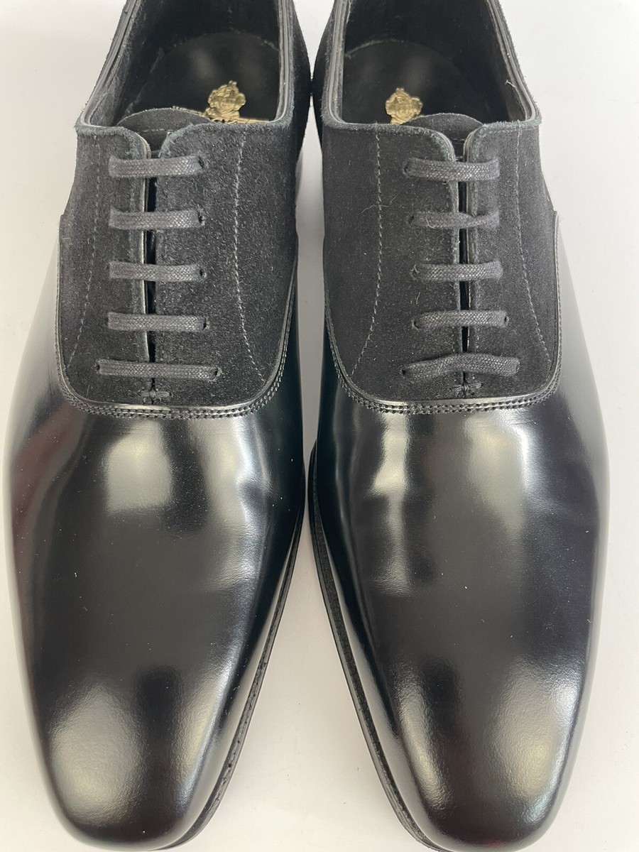 Crockett & Jones Barneys Black Leather Mens Shoes Size 7 D | eBay