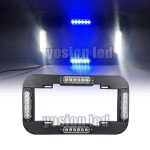 led number plate lights flashing