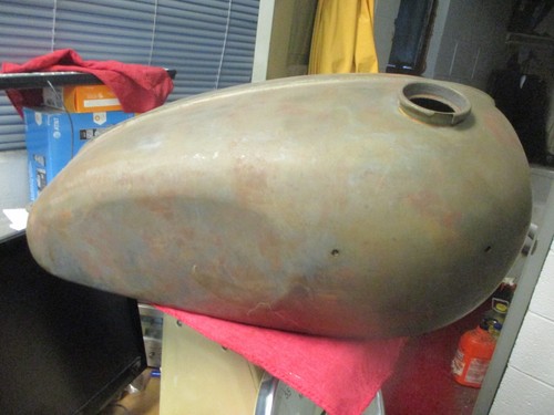 Triumph Tiger Gas Tank 1969 1970 TR6R 123124 - Picture 3 of 19