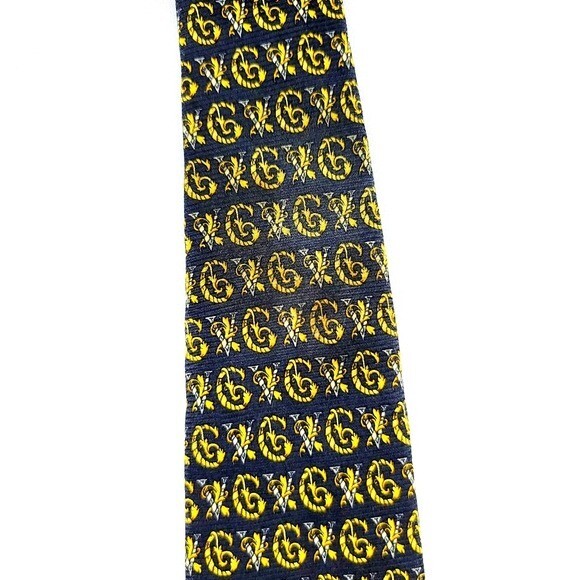 Versace Printed Silk Tie - image 4