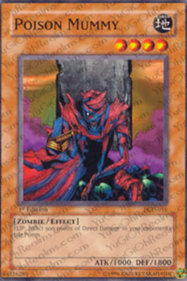 Poison Mummy - PGD-016 - Common - Unlimited Edition x1 - Moderately Played