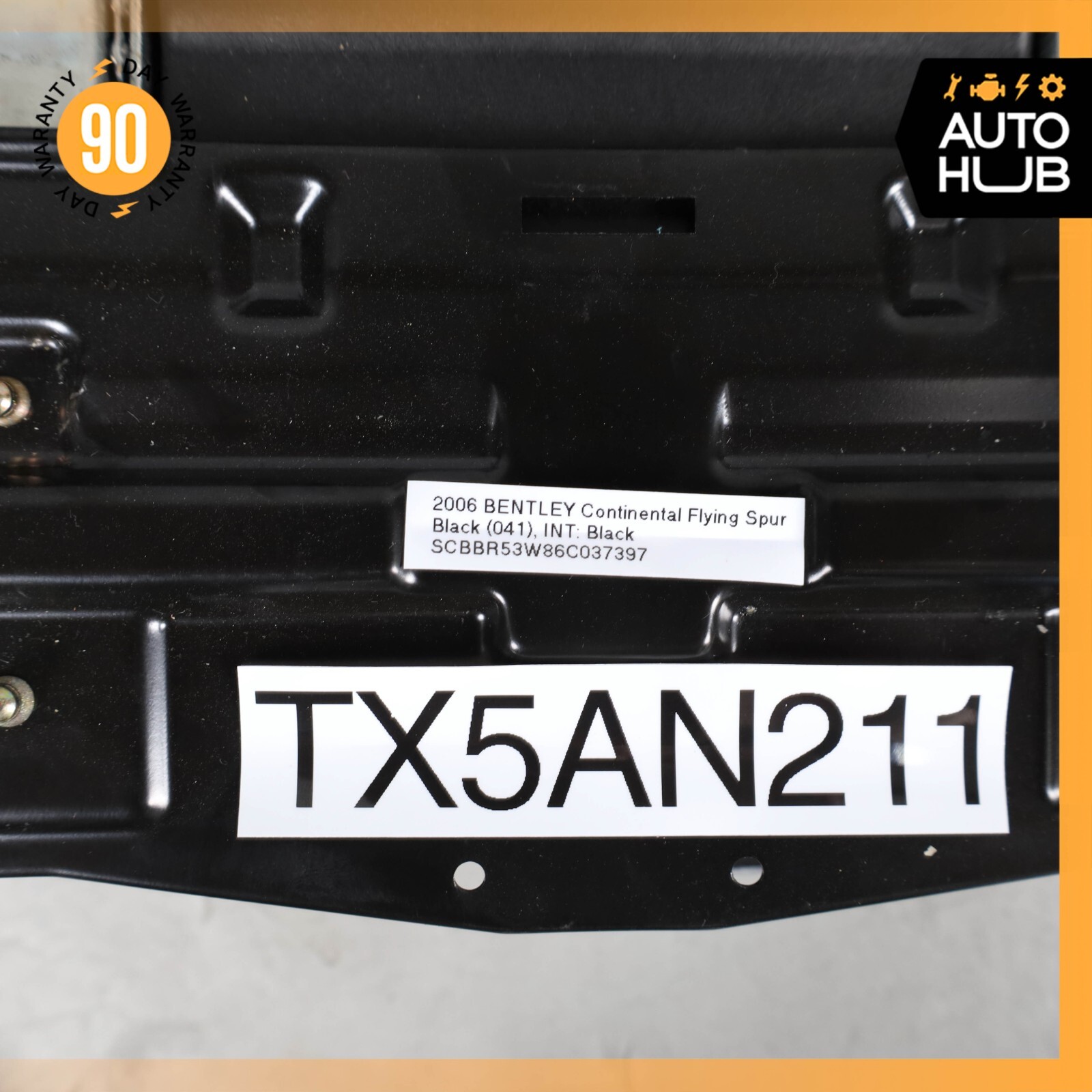 06-13 Bentley Continental Flying Spur Lower Seat Track Rail Left Side OEM 67k