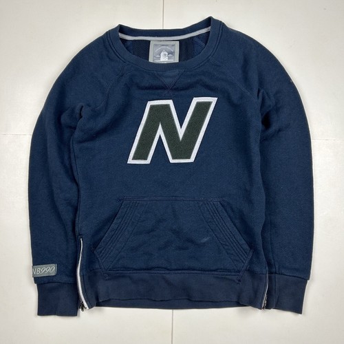 New Balance, New Balance NB 990 Heritage Crewneck Sweatshirt Blue Made in USA Sz Small