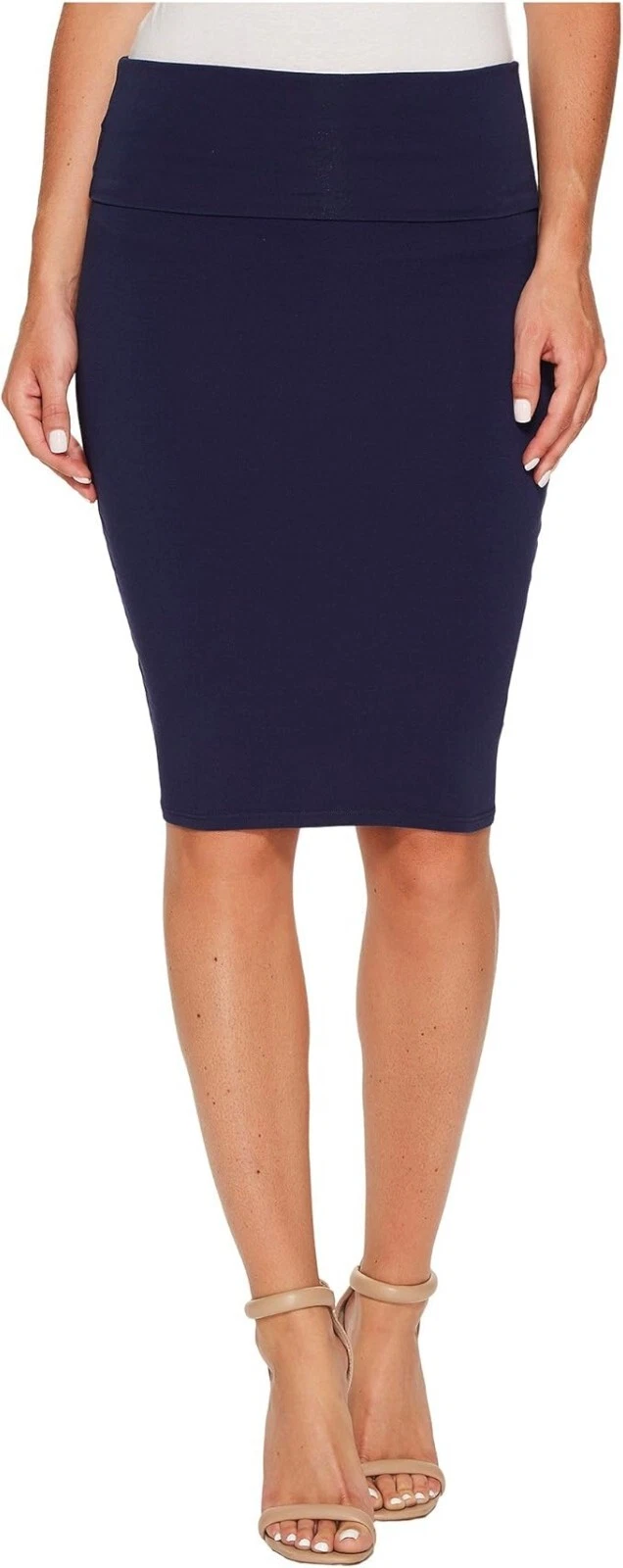 LAmade Trina Pencil Skirt Navy L47749 Women's Size XS