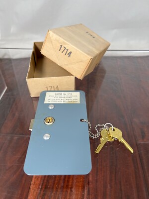 Vintage Master Lock No. 1714 Locker Lock Made In USA
