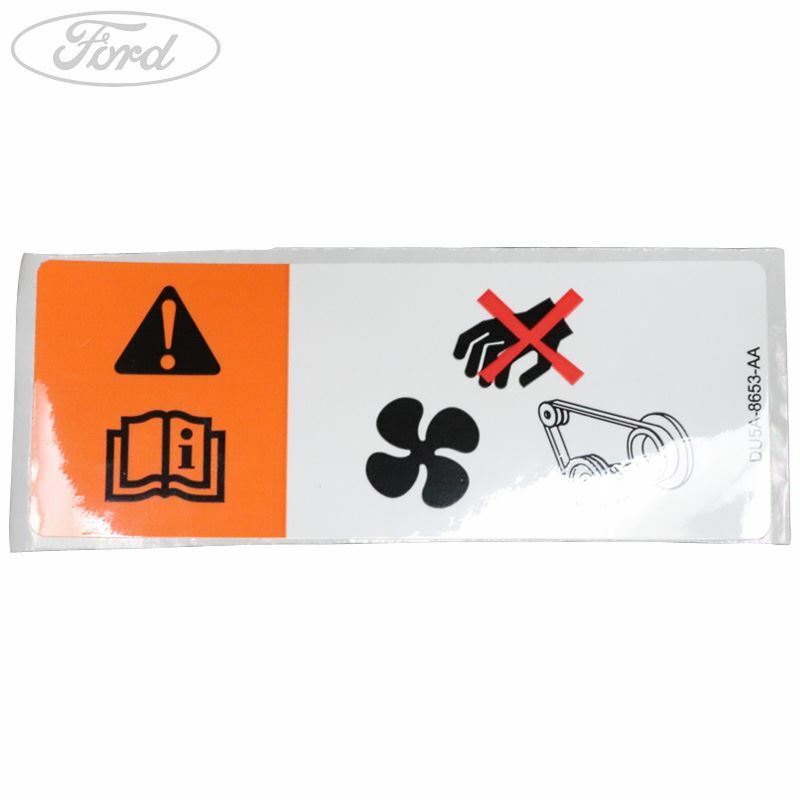 Genuine Ford Radiator Fan Warning Decal 1861265 for sale online | eBay