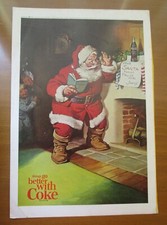 1963  COCA-COLA  ADVERTISEMENT    SANTA CLAUS