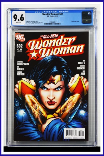 Wonder Woman #602 CGC Graded 9.6 DC October 2010 Don Kramer Cover Comic Book