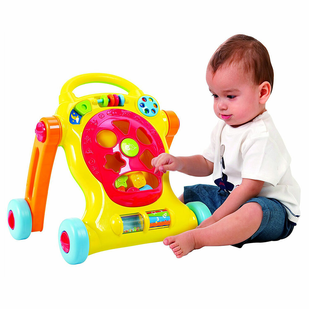 tiny steps walker with shape sorter activities